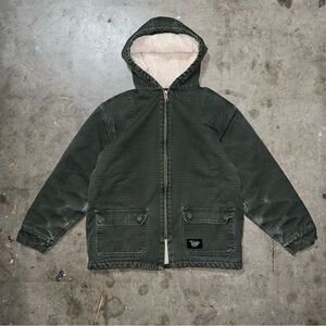 Walls 'Blizzard Pruf' Full Zip Jacket Fleece Lined Outerwear Green Youth Large